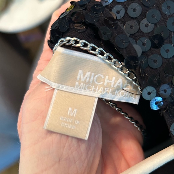 Michael Kors draped back sequins dress - Picture 2 of 8